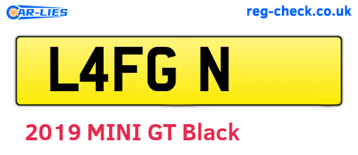 L4FGN are the vehicle registration plates.
