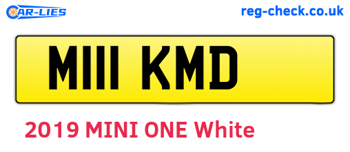 M111KMD are the vehicle registration plates.