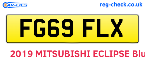 FG69FLX are the vehicle registration plates.