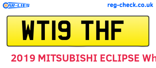 WT19THF are the vehicle registration plates.