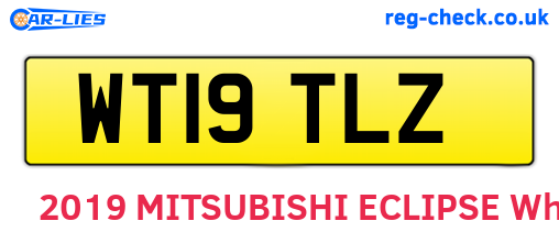 WT19TLZ are the vehicle registration plates.