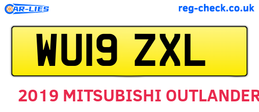 WU19ZXL are the vehicle registration plates.