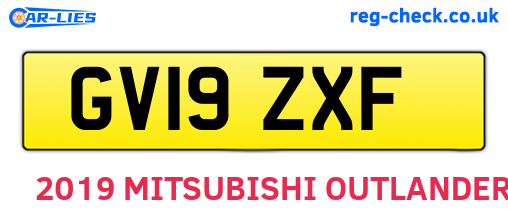 GV19ZXF are the vehicle registration plates.