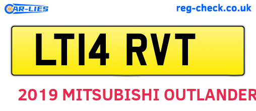 LT14RVT are the vehicle registration plates.