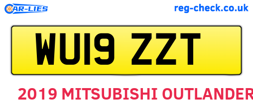 WU19ZZT are the vehicle registration plates.