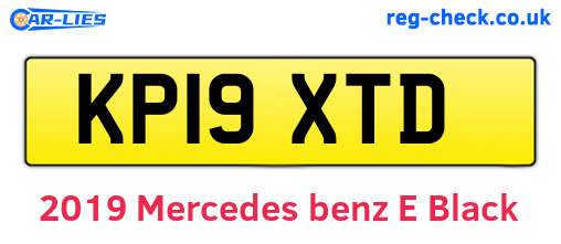 Black 2019 Mercedes-benz E (KP19XTD)