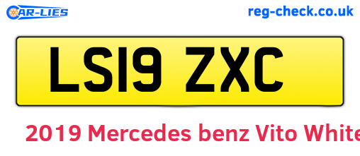 White 2019 Mercedes-benz Vito (LS19ZXC)