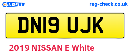 DN19UJK are the vehicle registration plates.