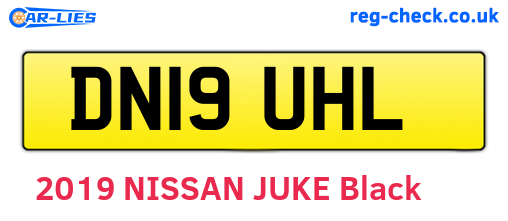 DN19UHL are the vehicle registration plates.