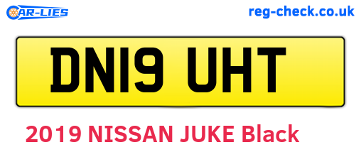 DN19UHT are the vehicle registration plates.