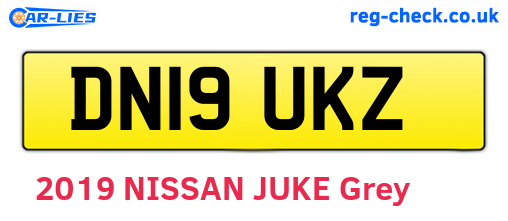 DN19UKZ are the vehicle registration plates.