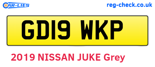 GD19WKP are the vehicle registration plates.