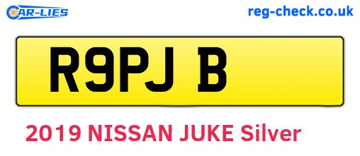 R9PJB are the vehicle registration plates.