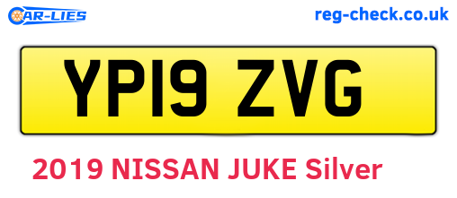YP19ZVG are the vehicle registration plates.