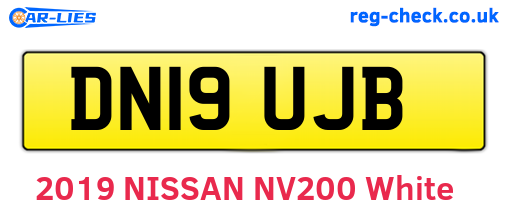 DN19UJB are the vehicle registration plates.