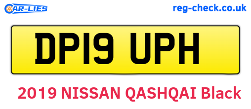 DP19UPH are the vehicle registration plates.