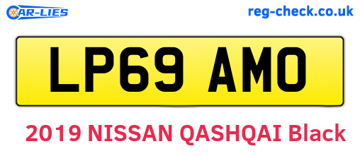 LP69AMO are the vehicle registration plates.