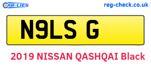 N9LSG are the vehicle registration plates.