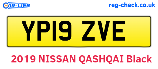 YP19ZVE are the vehicle registration plates.