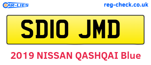 SD10JMD are the vehicle registration plates.