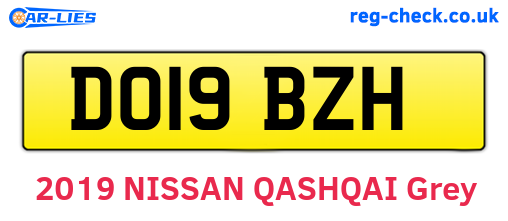 DO19BZH are the vehicle registration plates.