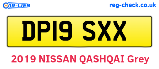 DP19SXX are the vehicle registration plates.