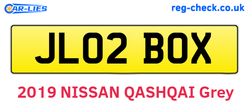 JL02BOX are the vehicle registration plates.