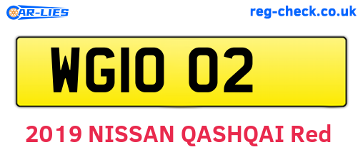 WG1002 are the vehicle registration plates.
