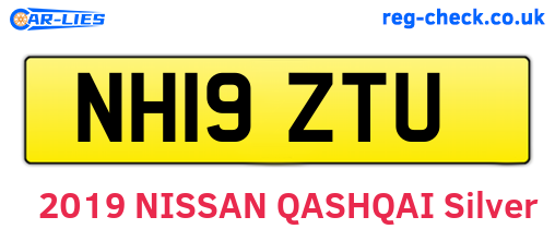 NH19ZTU are the vehicle registration plates.