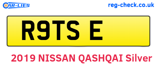 R9TSE are the vehicle registration plates.