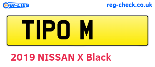 T1POM are the vehicle registration plates.