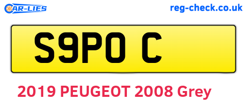 S9POC are the vehicle registration plates.