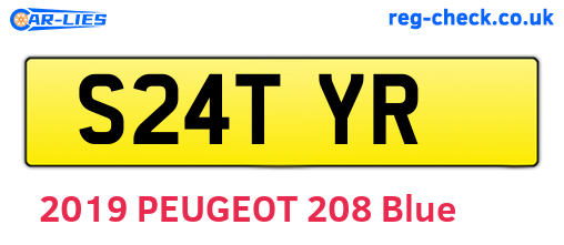 S24TYR are the vehicle registration plates.