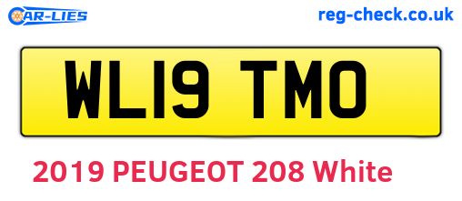 WL19TMO are the vehicle registration plates.