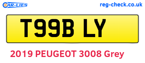 T99BLY are the vehicle registration plates.