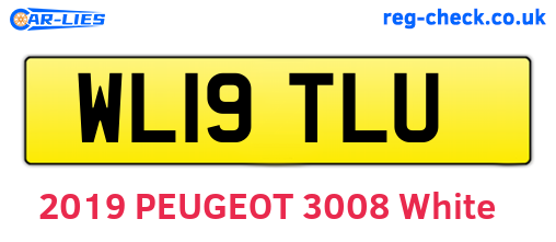 WL19TLU are the vehicle registration plates.