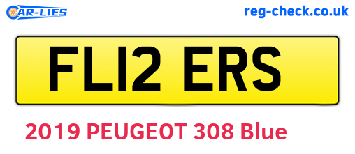 FL12ERS are the vehicle registration plates.