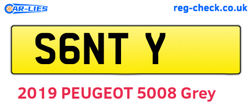 S6NTY are the vehicle registration plates.