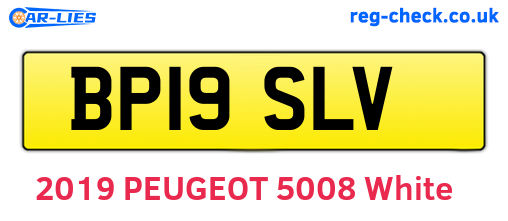 BP19SLV are the vehicle registration plates.