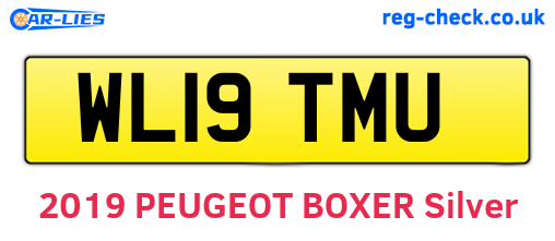 WL19TMU are the vehicle registration plates.