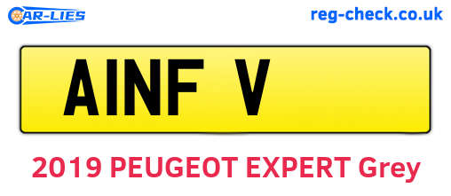 A1NFV are the vehicle registration plates.