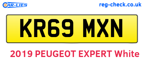KR69MXN are the vehicle registration plates.