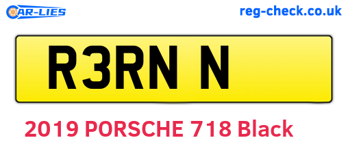 R3RNN are the vehicle registration plates.