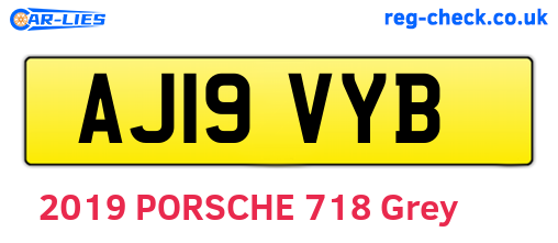 AJ19VYB are the vehicle registration plates.
