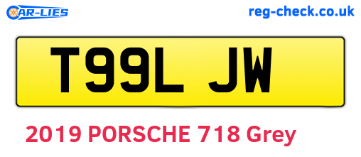 T99LJW are the vehicle registration plates.
