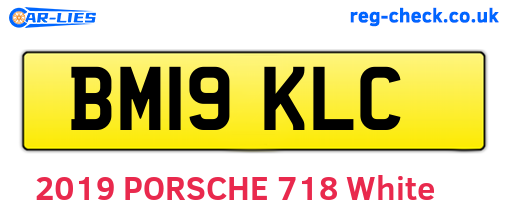 BM19KLC are the vehicle registration plates.