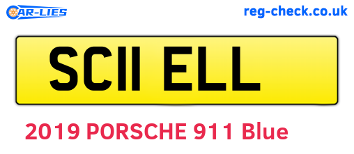 SC11ELL are the vehicle registration plates.