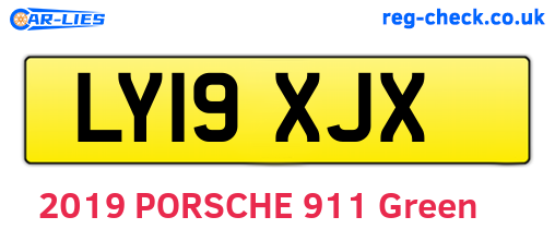 LY19XJX are the vehicle registration plates.