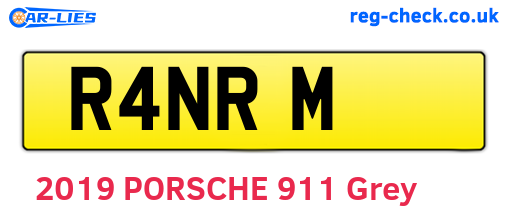 R4NRM are the vehicle registration plates.