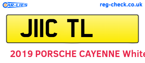 J11CTL are the vehicle registration plates.